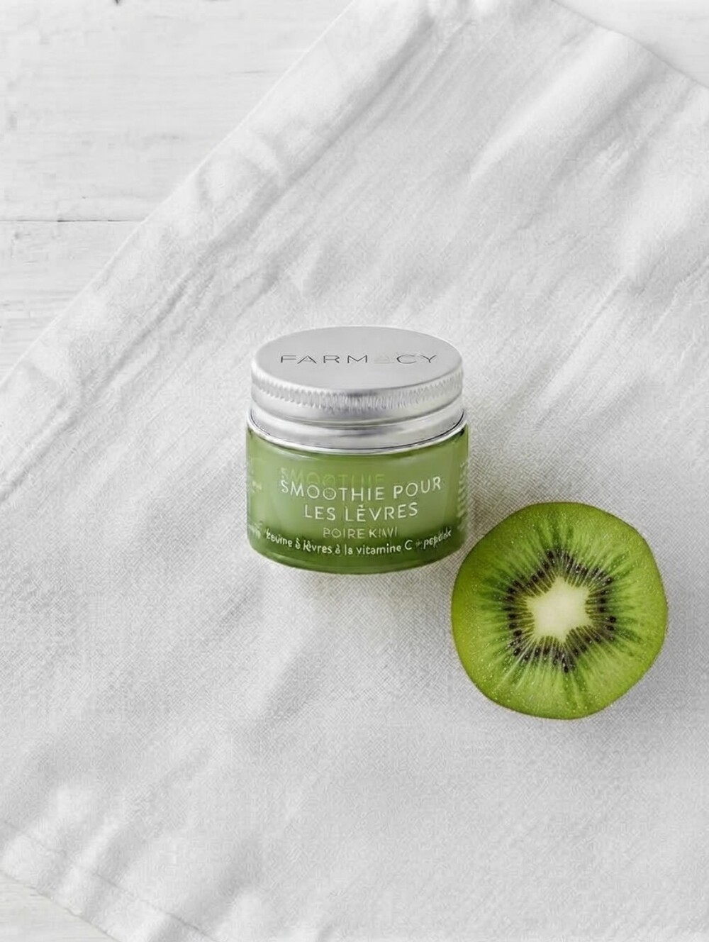 Farmacy Lip Balm Pear Kiwi Smoothie Vitamin C Peptide NEW
